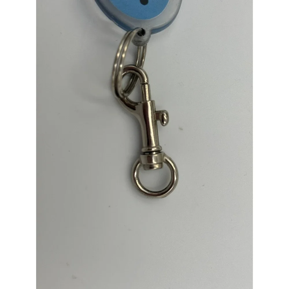 Hawaii Souvenir Flip Flop Keychain Blue Island‎ Map Acrylic Key Ring Accessory